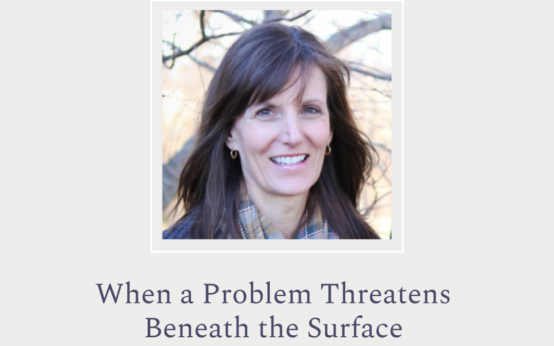 When a Problem Threatens Beneath the Surface by Lori Ann Wood