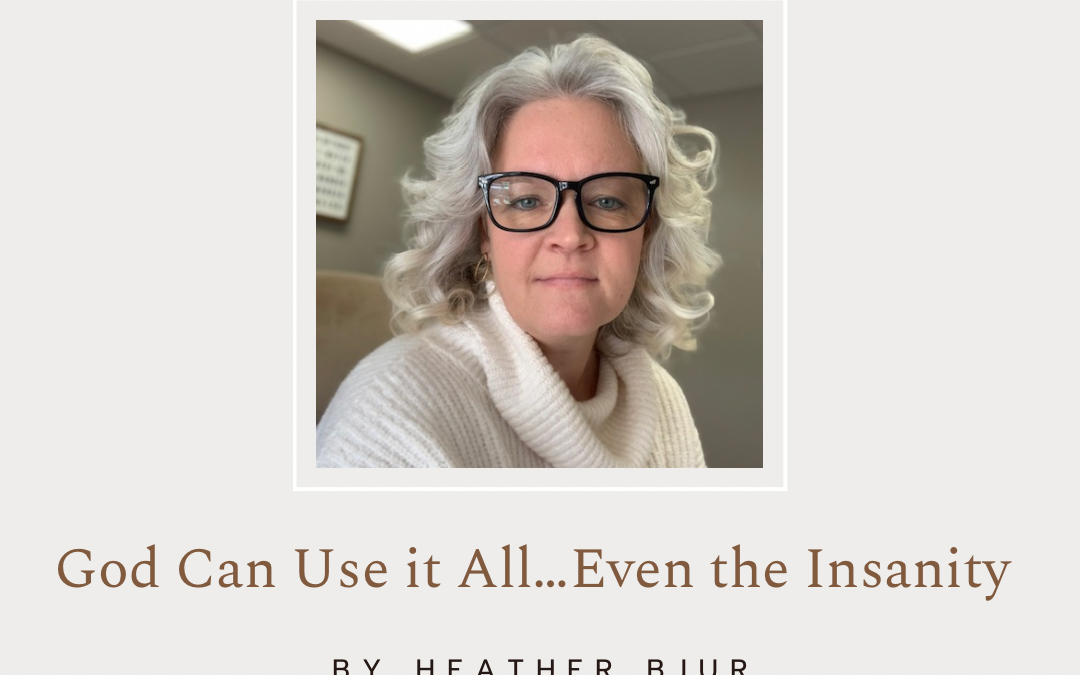 God Can Use it All…Even the Insanity by Heather Bjur