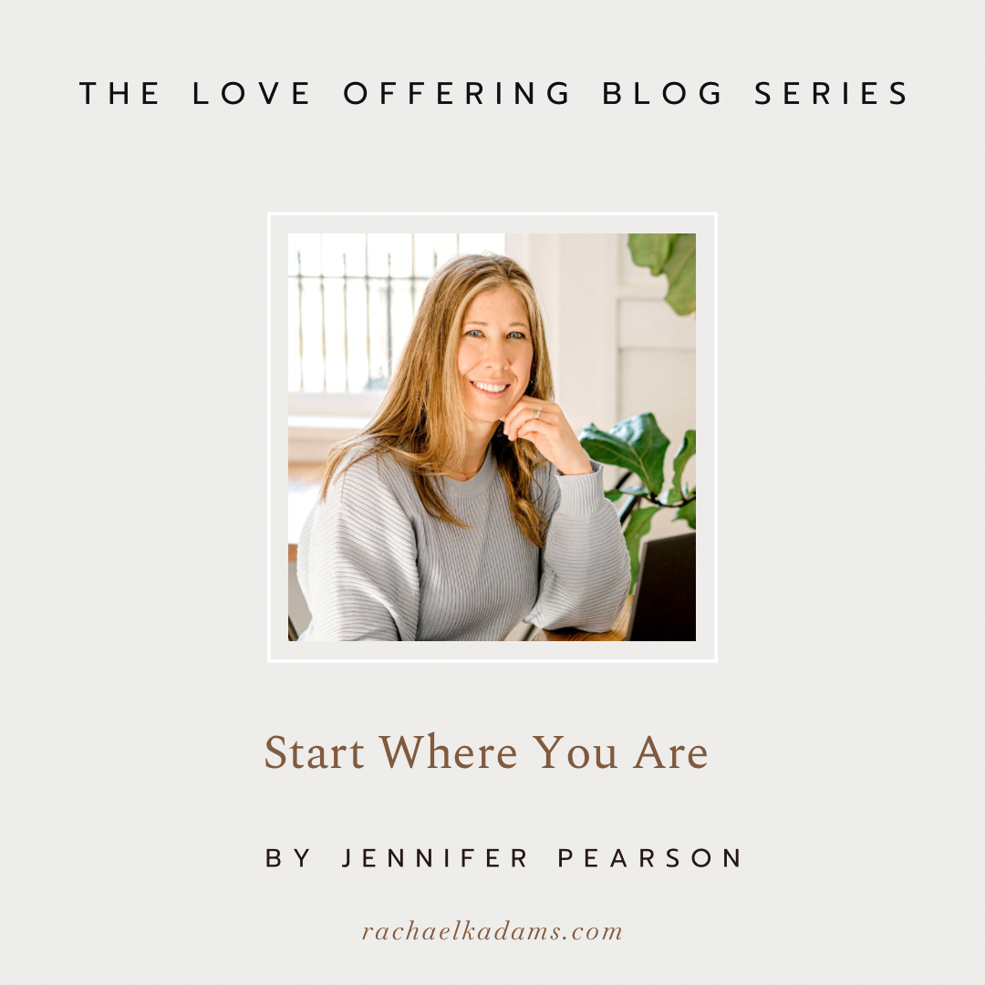 Start Where You Are by Jennifer Pearson