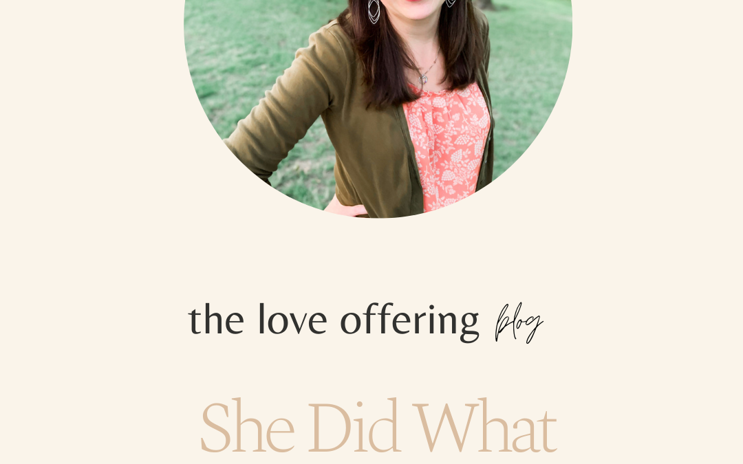 She Did What She Could by Ginger McPherson