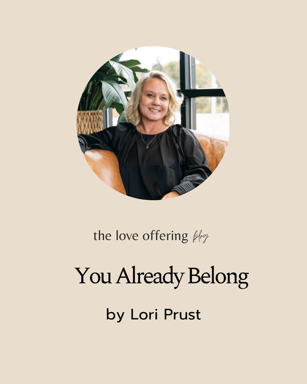 You Already Belong by Lori Prust