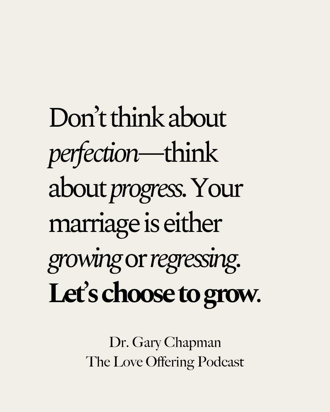 Dr. Gary Chapman
