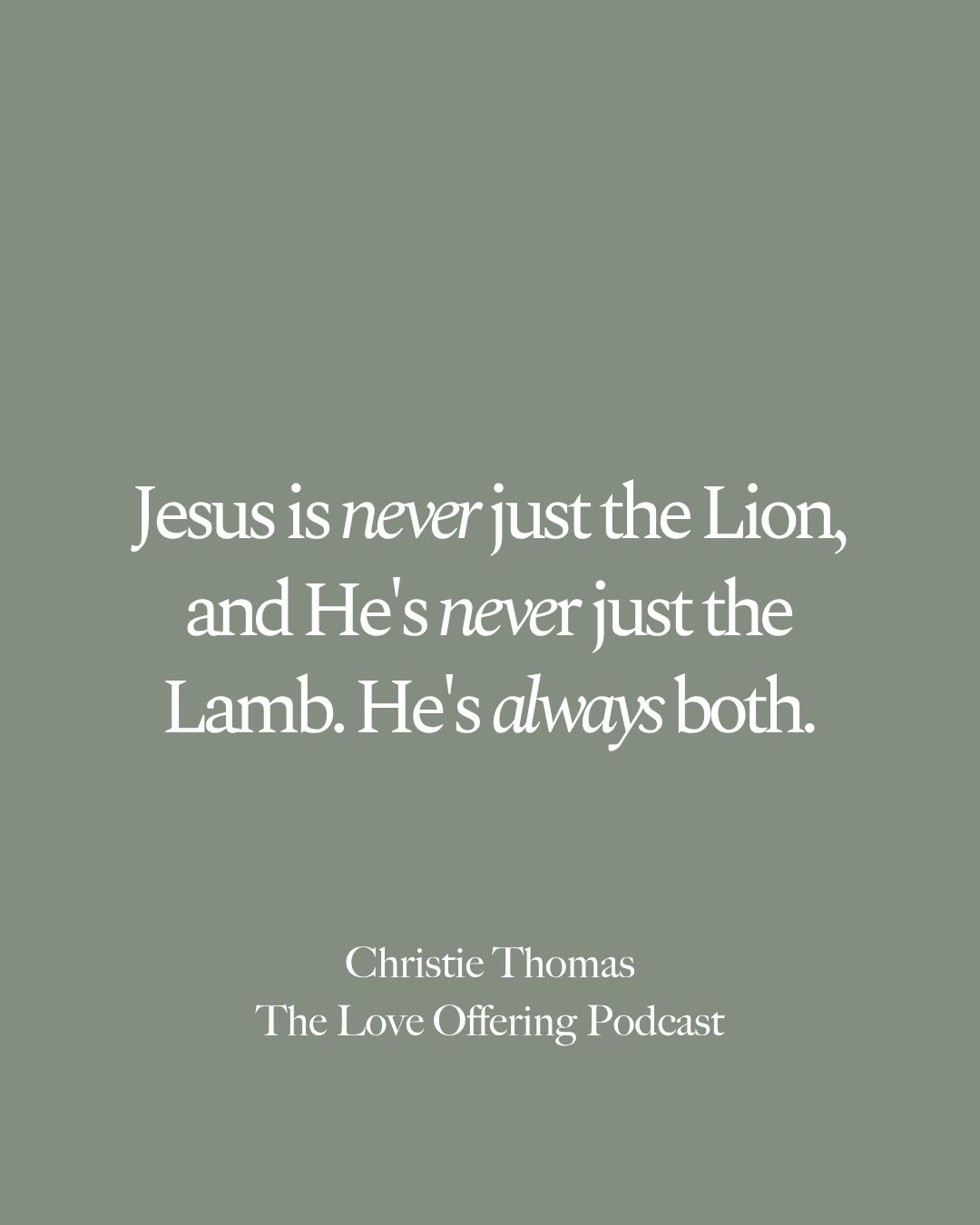 Christie Thomas